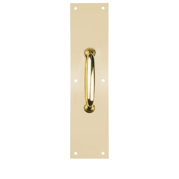 National Hardware Plate Pull Brass 3-1/2X15In N270-400